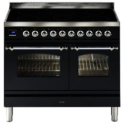 ILVE Milano Dual Fuel Induction Range Cooker Matt Black